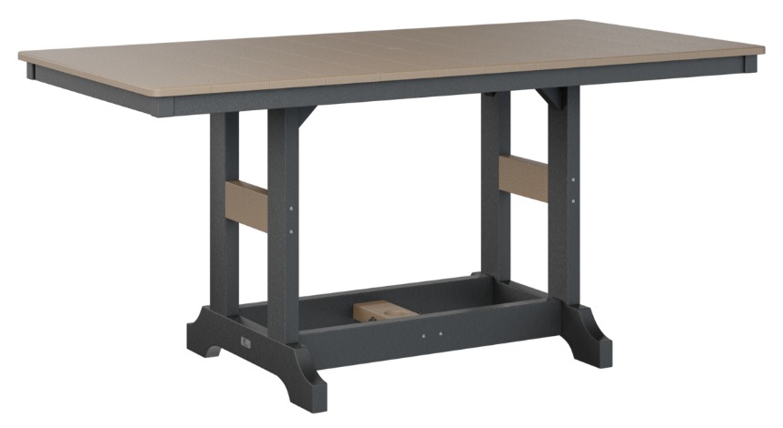 Berlin Gardens Garden Classic 33" x 66" Rectangular Bar Height Table